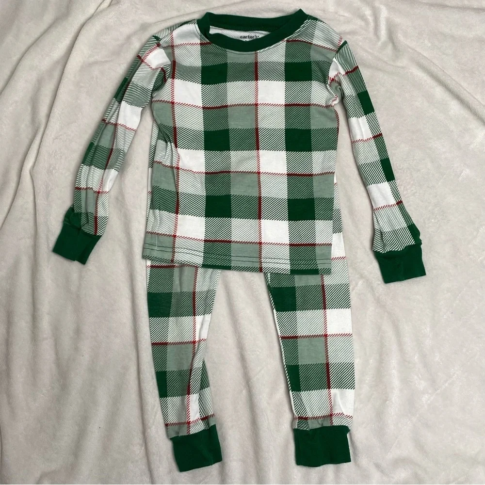 Carter's Plaid 100% Snug Fit Cotton Pajamas